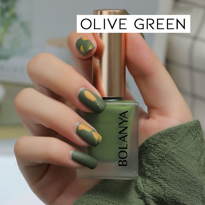 Matte Nail Polish Nail Polishes Every Day And Night Olive Green 