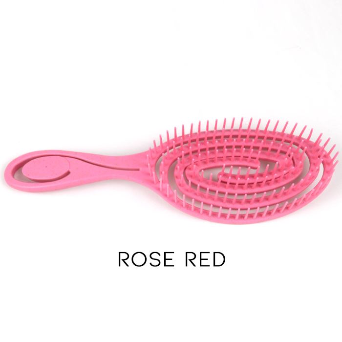 Easy Hair Massage Comb Hair Styling Tools Every Day And Night Rose Red 1pc 