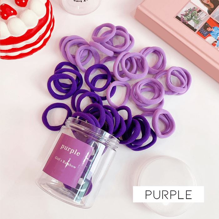 Macaron Color Hair Ties Hair Accessories Every Day And Night 