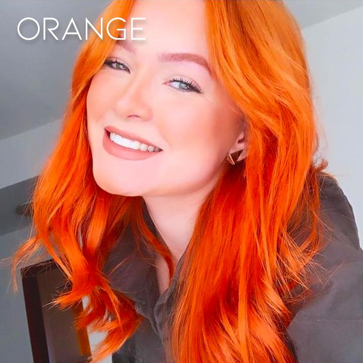 Mermaid Hair Coloring Cream Hair Color Every Day And Night Orange 