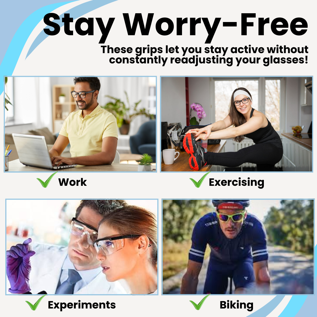 Rutschfeste Brillengriffe