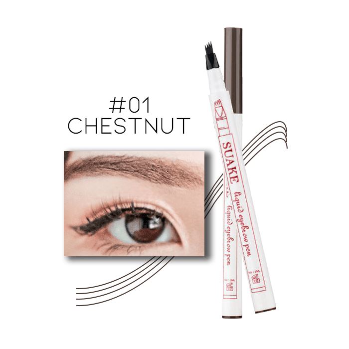 4 Point Microblading Brow Pencil Morning Shades #01 Chestnut 