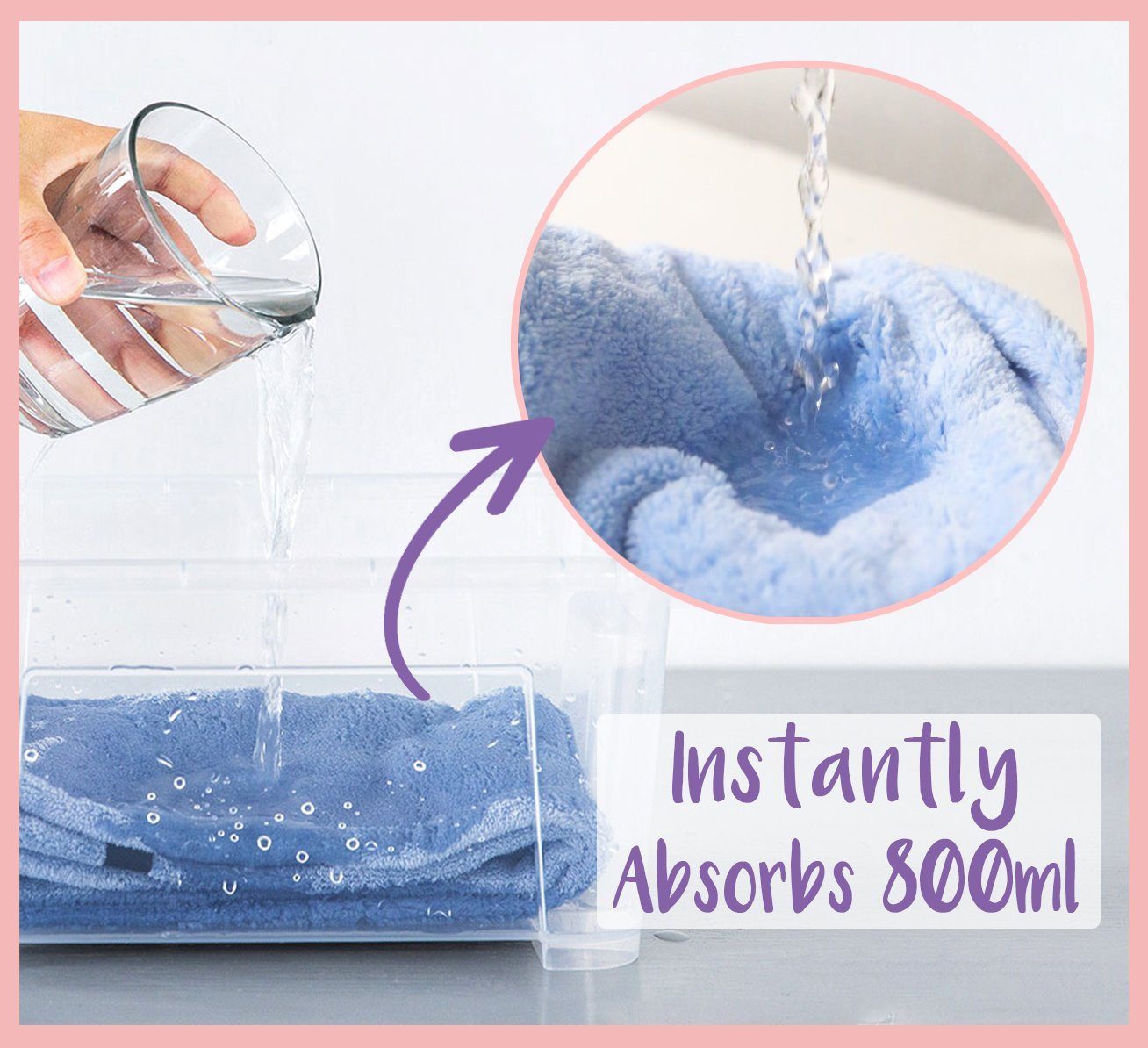 Magic Instant Dry Hair Towel