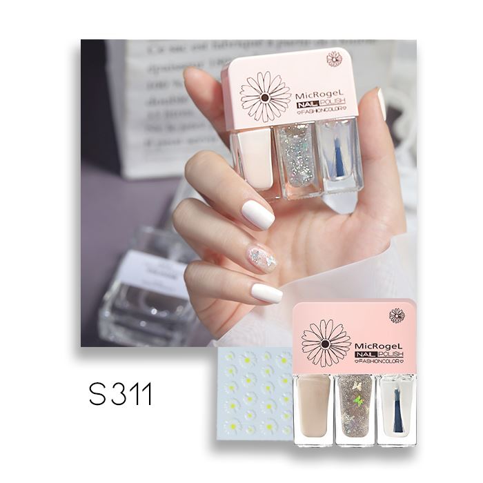 Peel-Off Nail Polish With Daisy Stickers spring-hill-lane33 S311 - Aurora Butterfly 