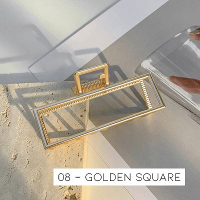 Metal Hair Claw Clips Apparel & Accessories Every Day And Night 8 - Golden Square 