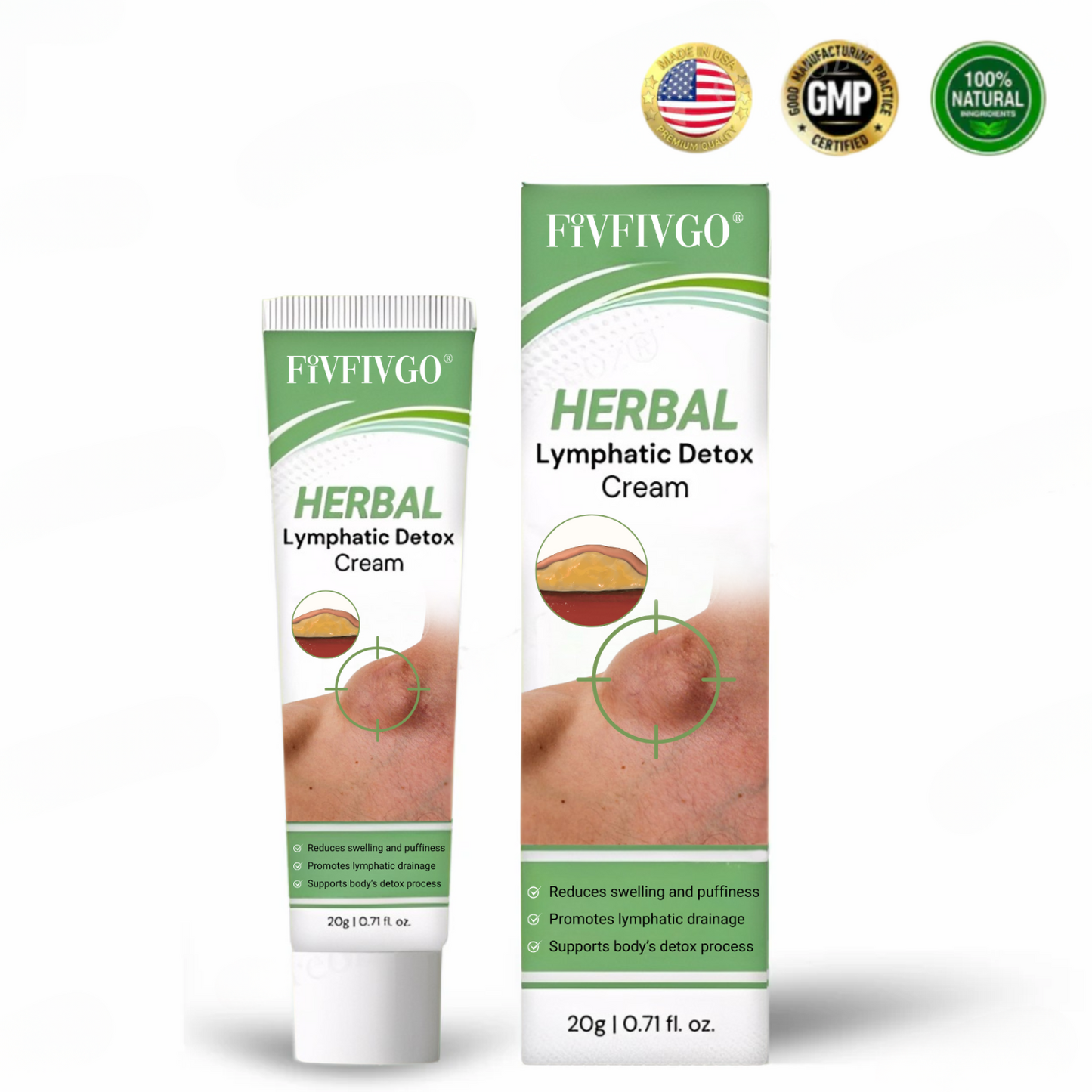 Fivfivgo® Herbal Lymphatic Detox Cream