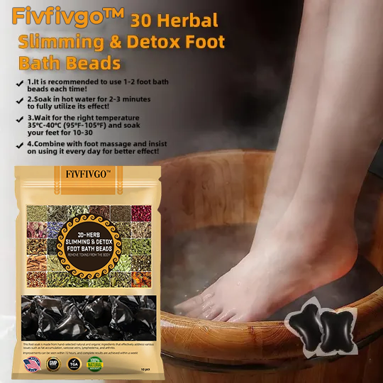 Fivfivgo™ 30-Kräuter-Fußbadperlen zum Abnehmen und Entgiften