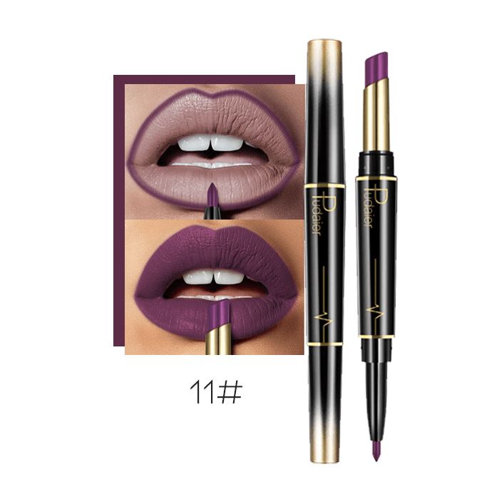2-in-1 Kissproof Matte Lipstick & Lipliner Morning Shades 
