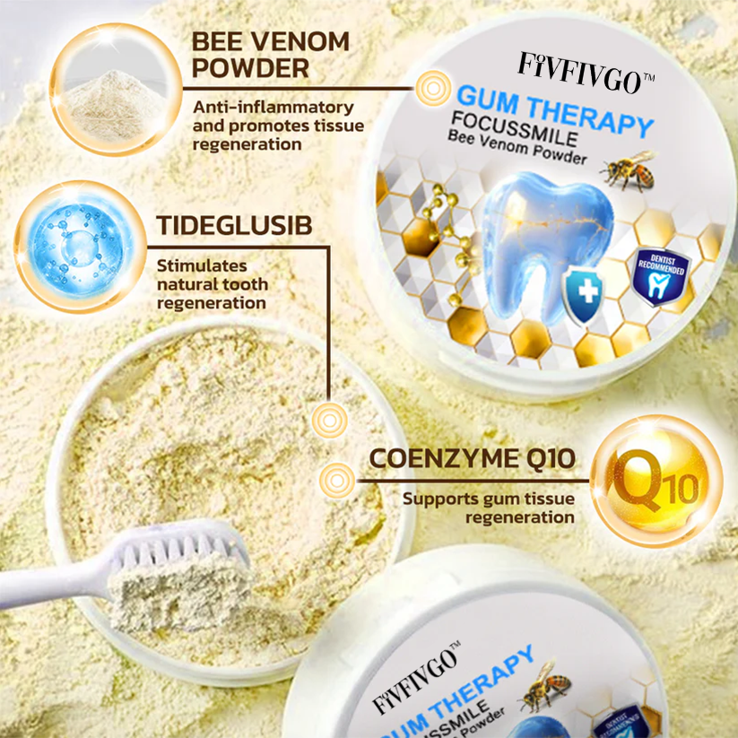 💛Offizieller Shop: Fivfivgo™ FocusSmile Bienengift-Behandlung, orales Pulver🦷TGA-zertifiziert