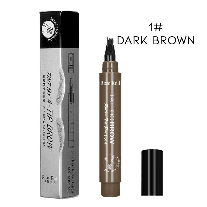 4-point Multi-Use Beard Filler Pen Hair Styling Tools Every Day And Night 1# Dark Brown 2pcs (44% OFF) $10.00 Each 