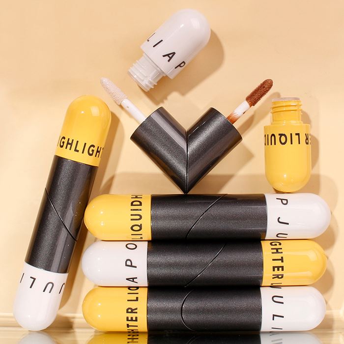 2-in-1 Liquid Face Highlight & Contour Make-up Every Day And Night 