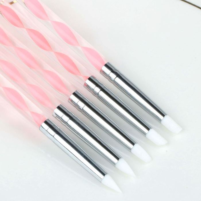 Nail Art Silicone Tip Pen 5 Pcs Set Nail Every Day And Night 