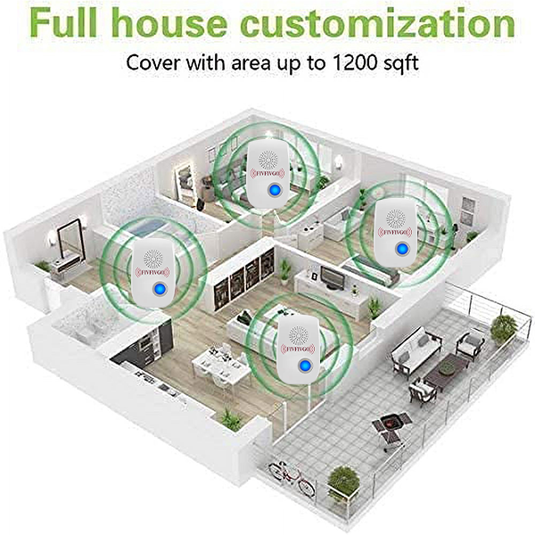 Fivfivgo™ Répulsif ultrasonique contre les nuisibles