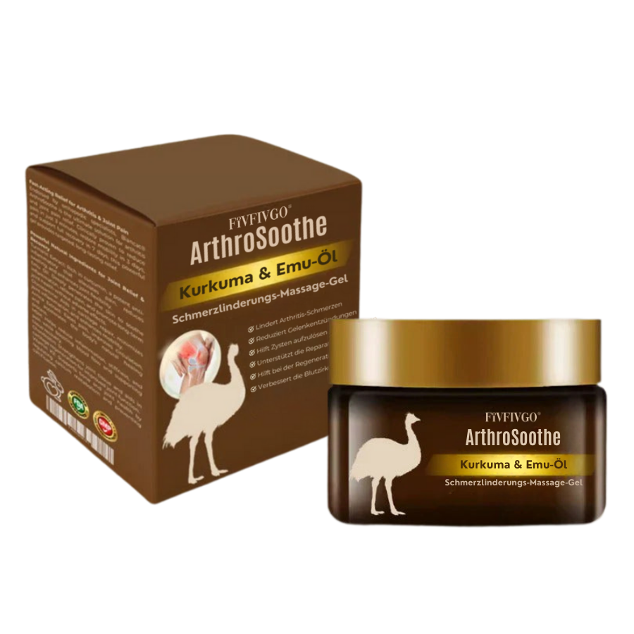Fivfivgo® ArthroSoothe Kurkuma & Emuöl Schmerzlinderungs-Massagegel