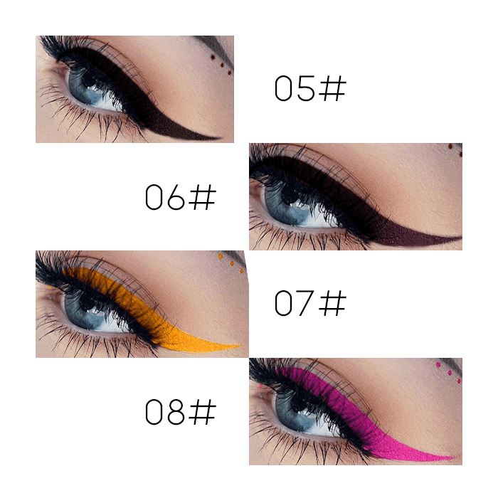12HRS Waterproof Colored Liquid Eyeliner Morning Shades 05# 