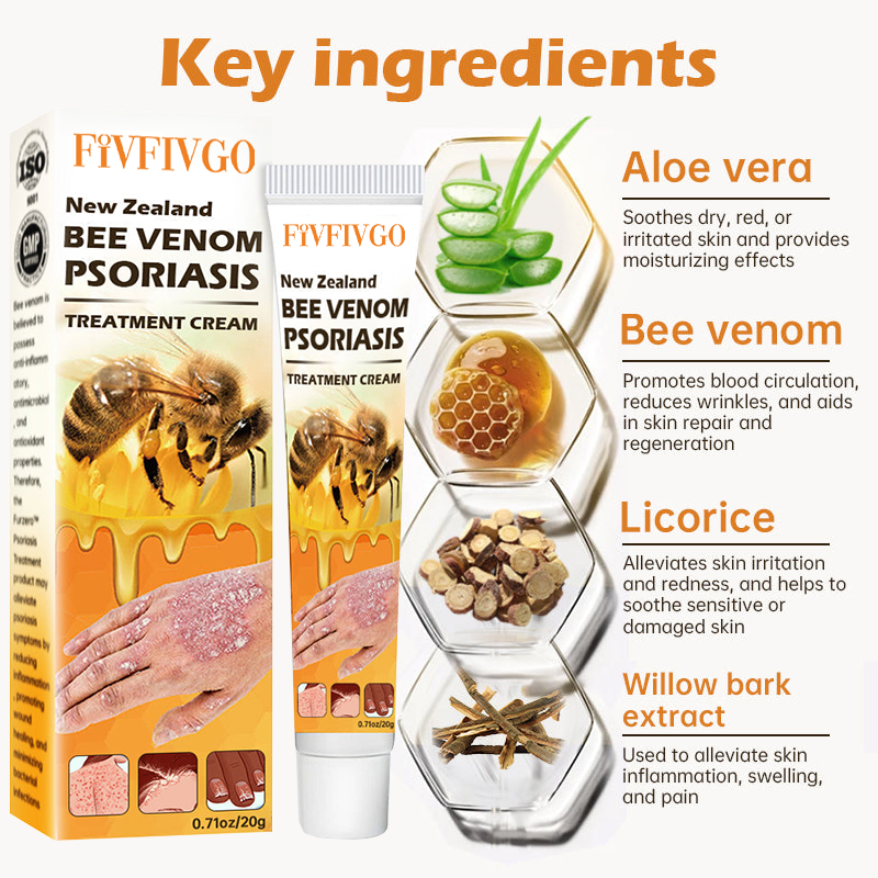 Fivfivgo™ Neuseeland Bienengift Psoriasis Behandlung Creme