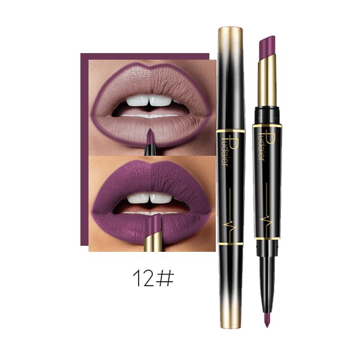 2-in-1 Kissproof Matte Lipstick & Lipliner Morning Shades 