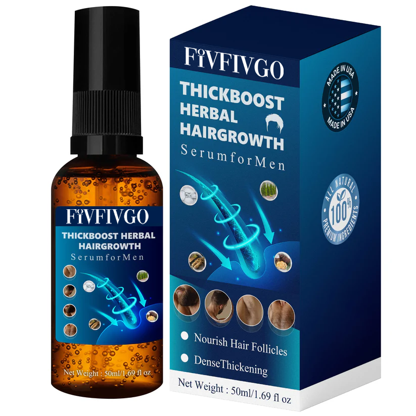 Fivfivgo™ ThickBoost Herbal HairGrowth Serum for Men