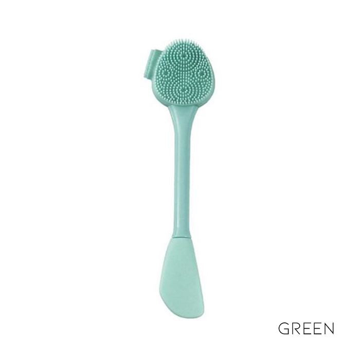 Silicone Face Cleaning Brush Facial Cleansers Every Day And Night Green 