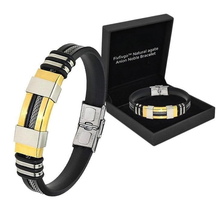 Fivfivgo™ Natürlicher Achat Anion Noble-Armband
