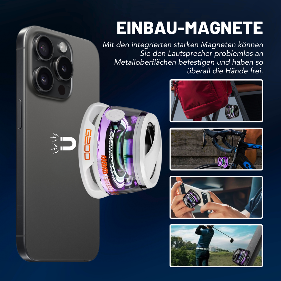G2000 Wasserdichter Magnet-Lautsprecher