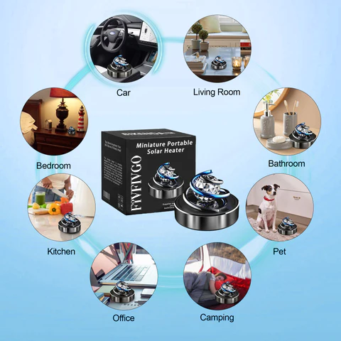 Fivfivgo™ Miniature Portable Solar Heater