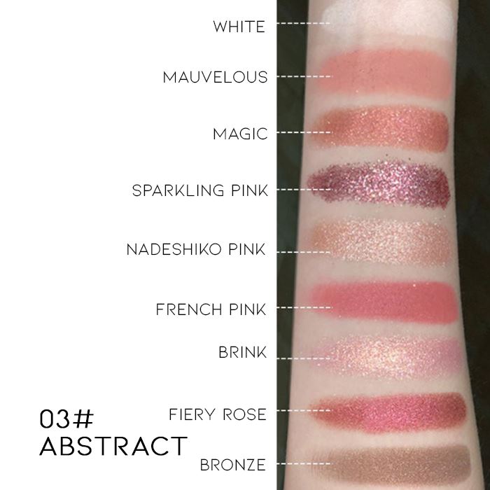 9 Shades Ruler Eyeshadow Palette Make-up Every Day And Night 