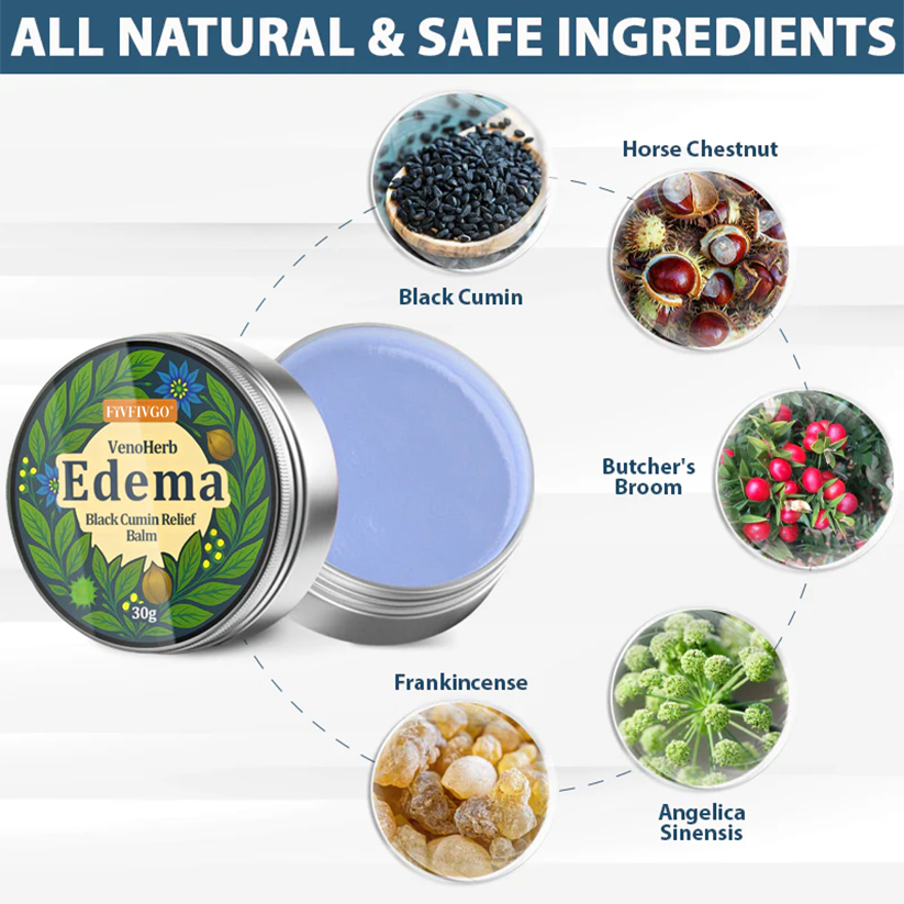 Fivfivgo® VenoHerb Black Cumin Edema Relief Balm