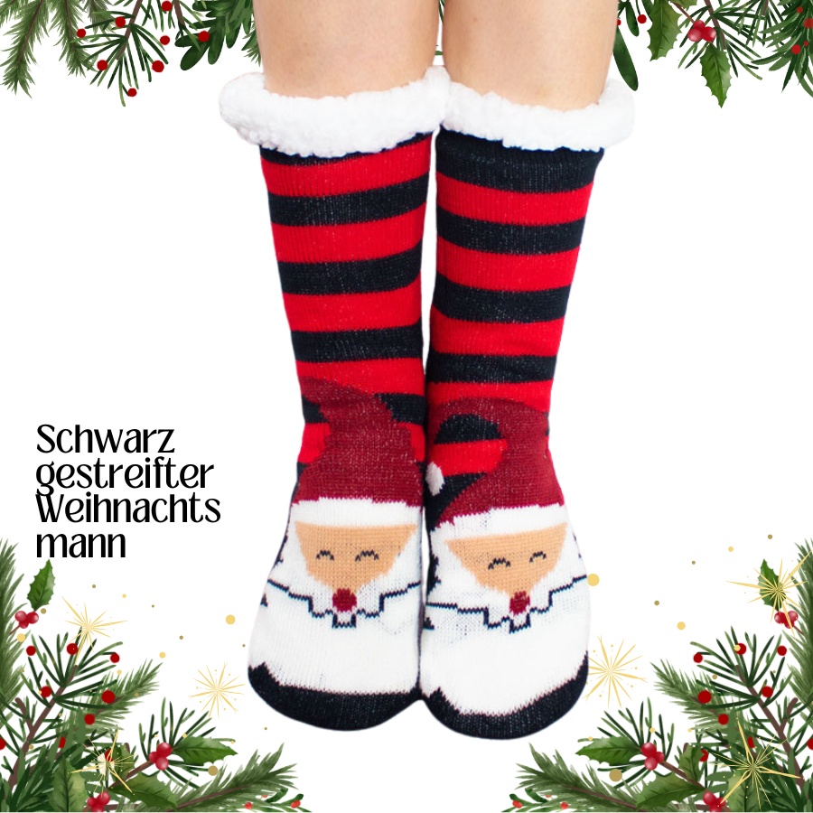 Ultradicke Kaschmir-Hausschuhsocken