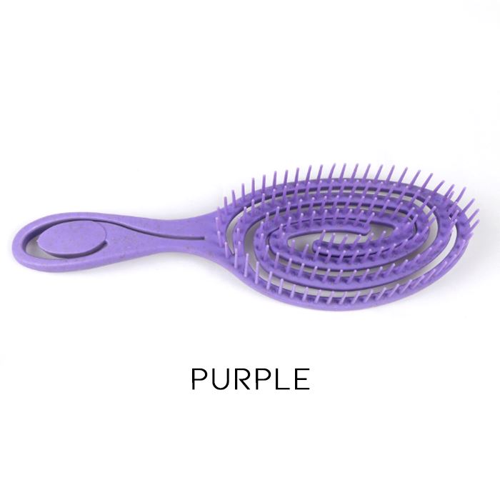 Easy Hair Massage Comb Hair Styling Tools Every Day And Night Purple 1pc 
