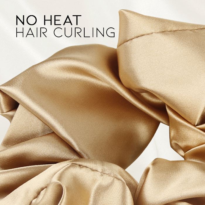 Easy Overnight Heatless Curl Scrunchie Hair Styling Tools Every Day And Night 