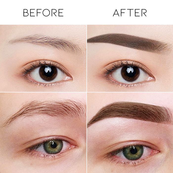 Stamp On Eyebrow Cushion Kit Make-up Every Day And Night 