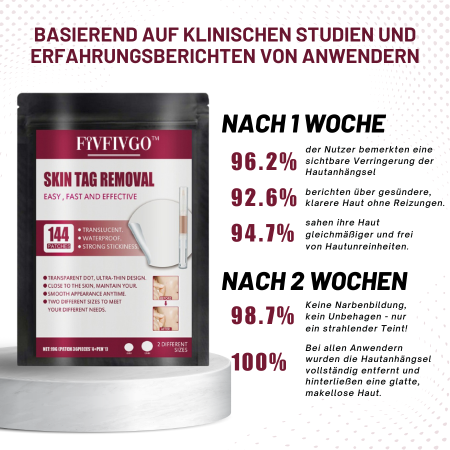 Fivfivgo™ Haut Tag Entfernungsaufkleber