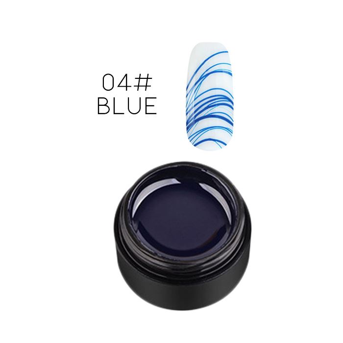 Graphic Line Art Nail Gel Every Day And Night 04# - Blue 