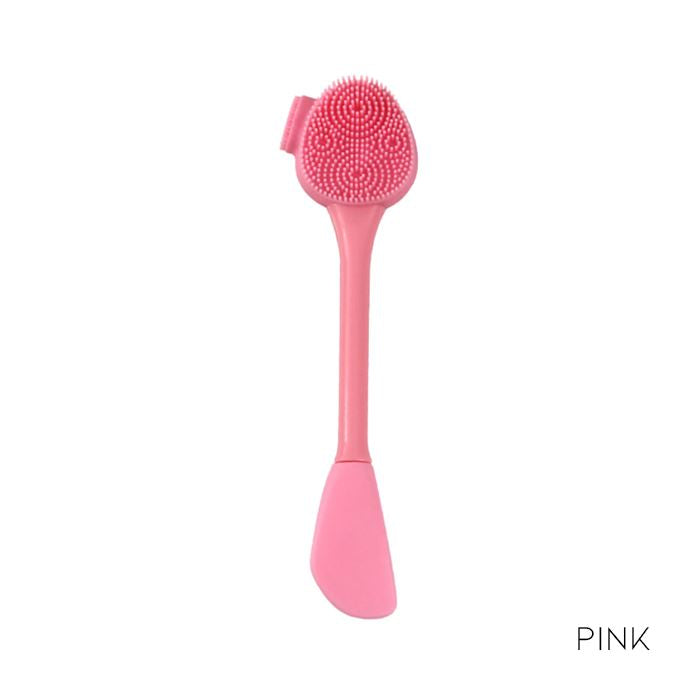 Silicone Face Cleaning Brush Facial Cleansers Every Day And Night Pink 