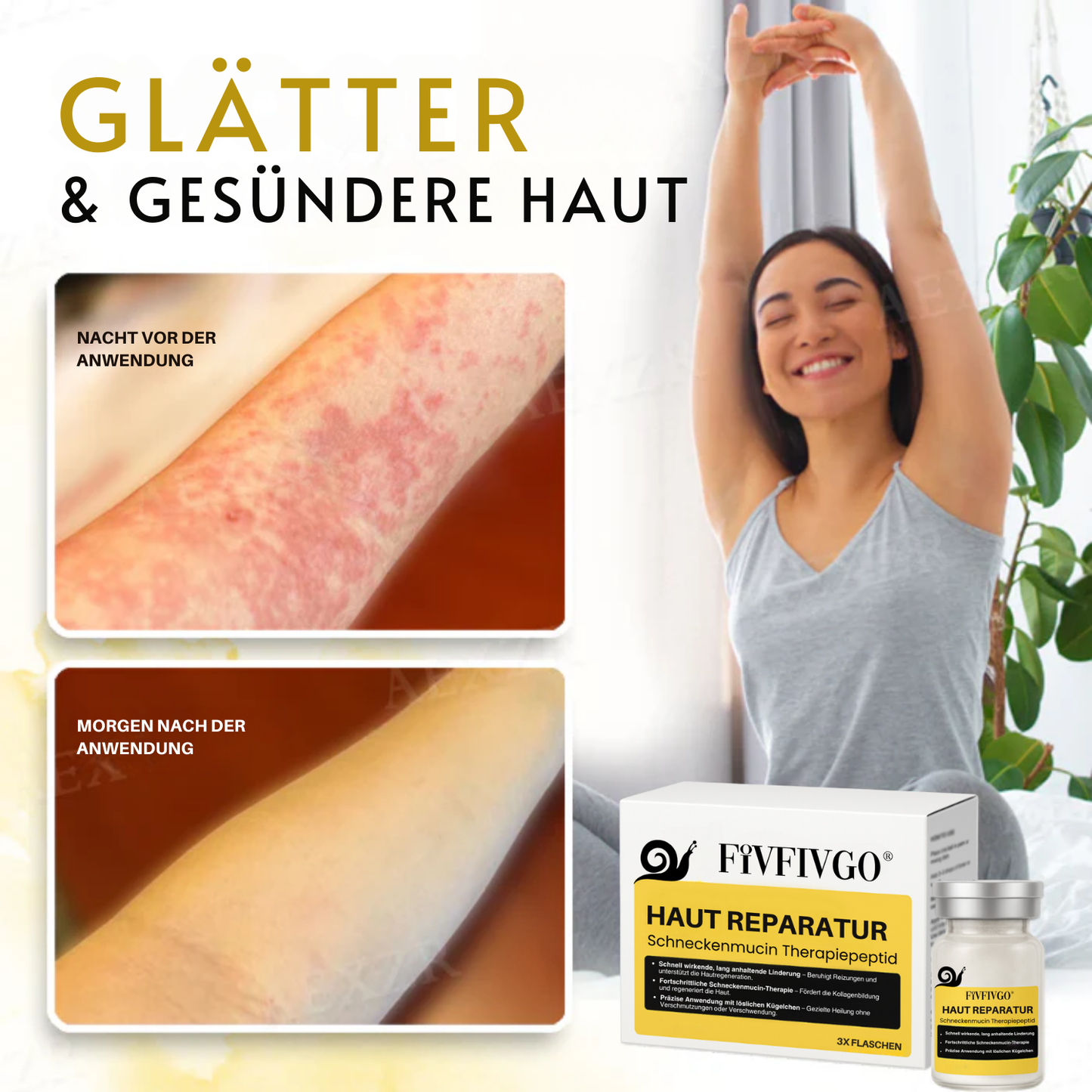 Fivfivgo® Haut Reparatur Schneckenmucin Therapiepeptid