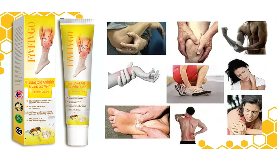 Fivfivgo™ Creme zur Behandlung von rheumatoider Arthritis und Krampfadern