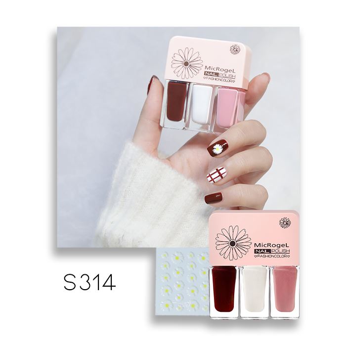 Peel-Off Nail Polish With Daisy Stickers spring-hill-lane33 S314 - The Dawn Of Dawn 