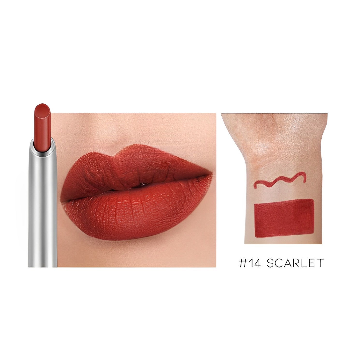 Multi-Use Waterproof Lipliner Lipliner Every Day And Night #14 Scarlet 1 pc 