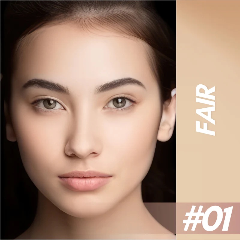 Fivfivgo™ Serum Foundation with Sensitive Skin Cream & Pro Angled Brush🎀