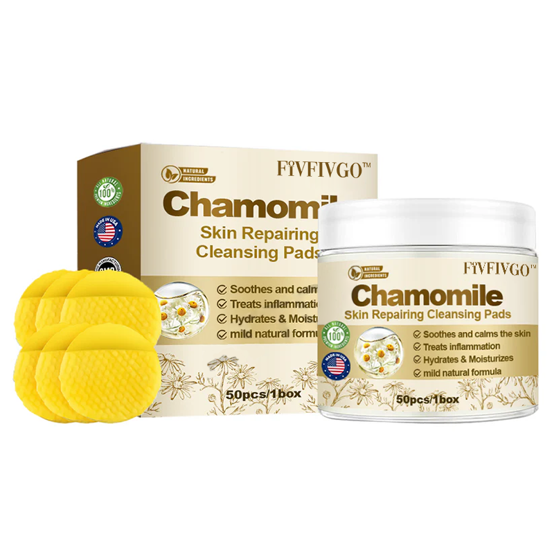 Fivfivgo™ Chamomile Skin Repairing Cleansing Pads