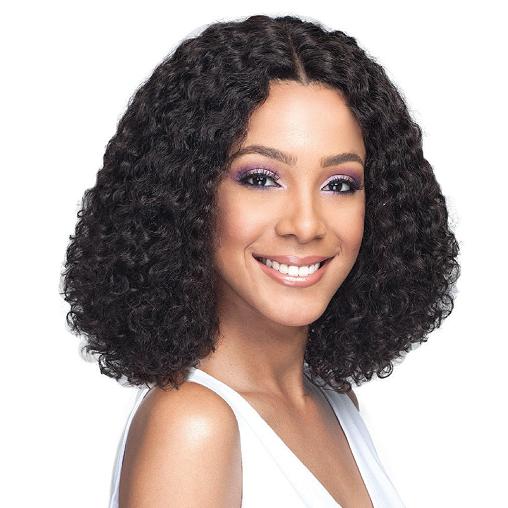 Fivfivgo™ 180% Density Bouncy Deep Curly Glueless Lace Wig