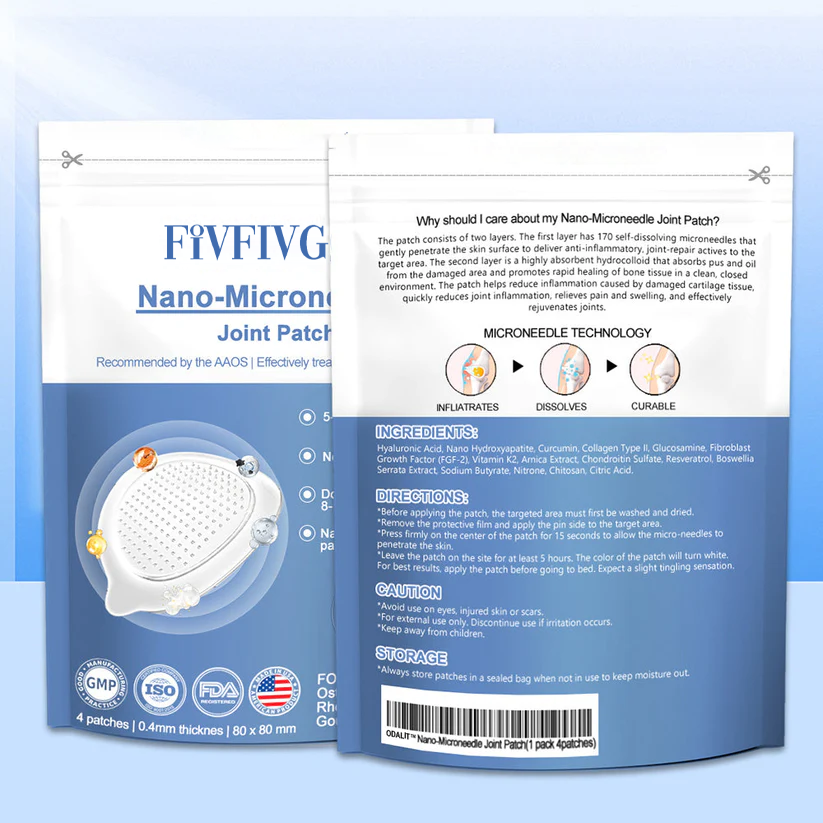 ✅ Official Store: Fivfivgo® Nano-Microneedle Joint Patch