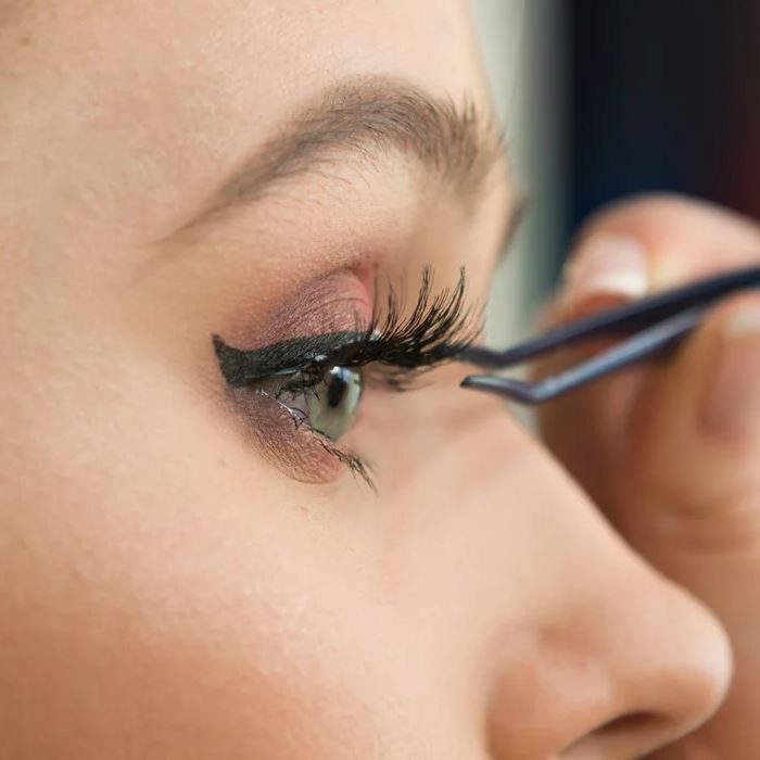 Individual False Lashes Tweezers Make-up Every Day And Night 
