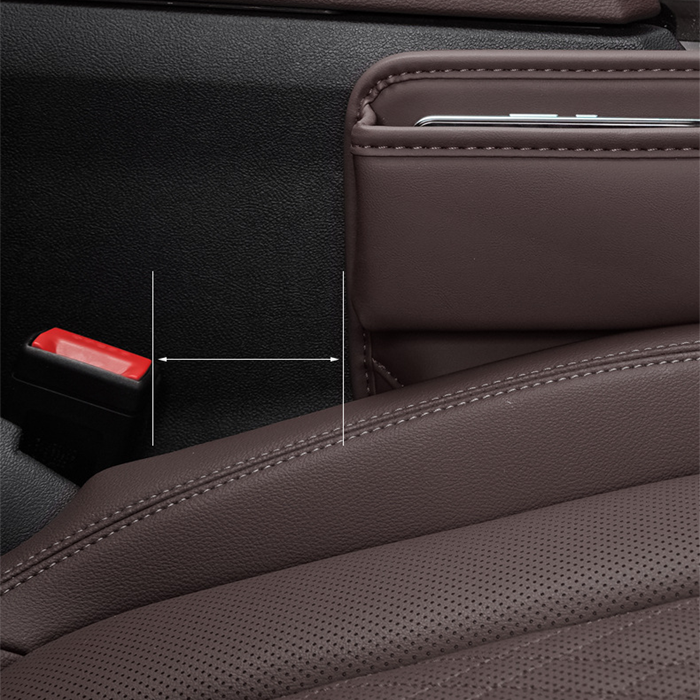 HIGHTQURO® Car Leather Cup Holder Gap Bag