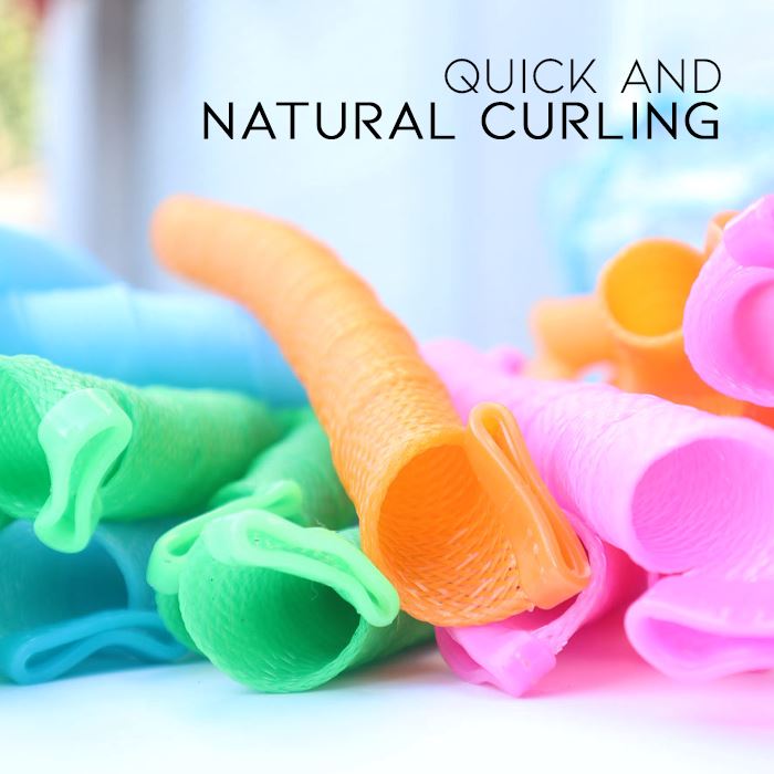 DIY Spiral Curls Hair Curler Hair Styling Tools Every Day And Night 
