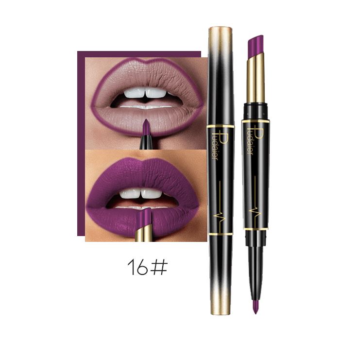 2-in-1 Kissproof Matte Lipstick & Lipliner Morning Shades 