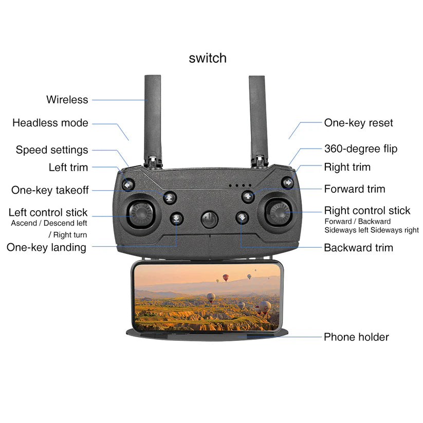 New Professional Drone | 8K Camera | 5G | 3-Axis Gimbal | 360° Obstacle Avoidance Technology