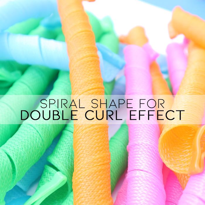 DIY Spiral Curls Hair Curler Hair Styling Tools Every Day And Night 