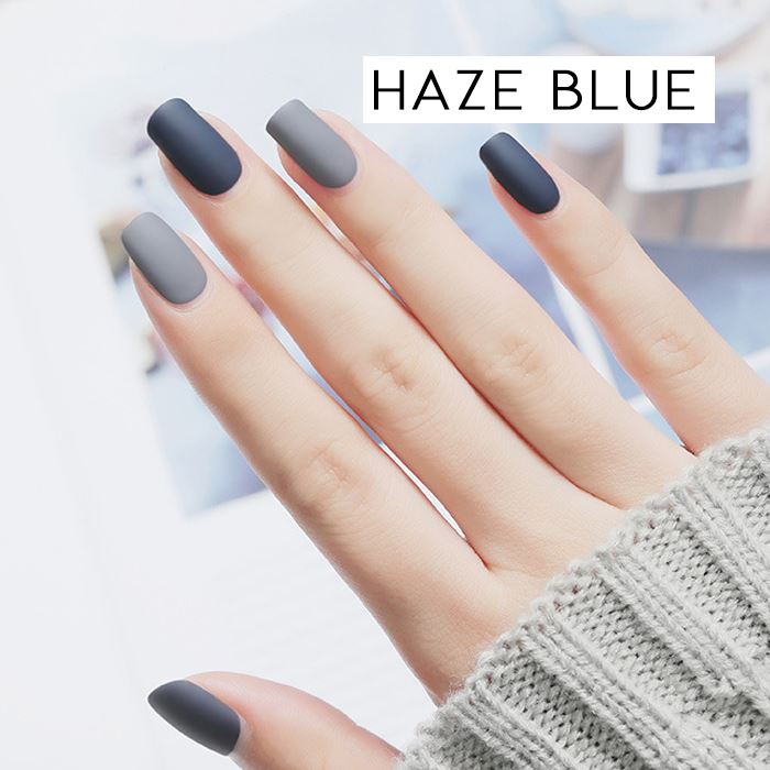 Matte Nail Polish Nail Polishes Every Day And Night Haze Blue 